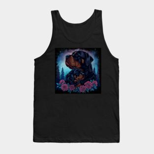 Rottweiler Cute Family Tank Top